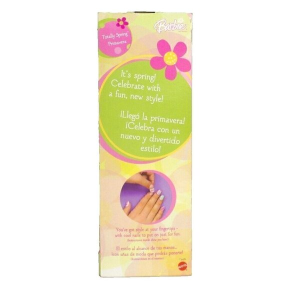 BARBIE Cool Nails Spring Primavera doll MATTEL 2004 NEW, HAS A LOOSE ITEM IN BOX - Picture 2 of 2